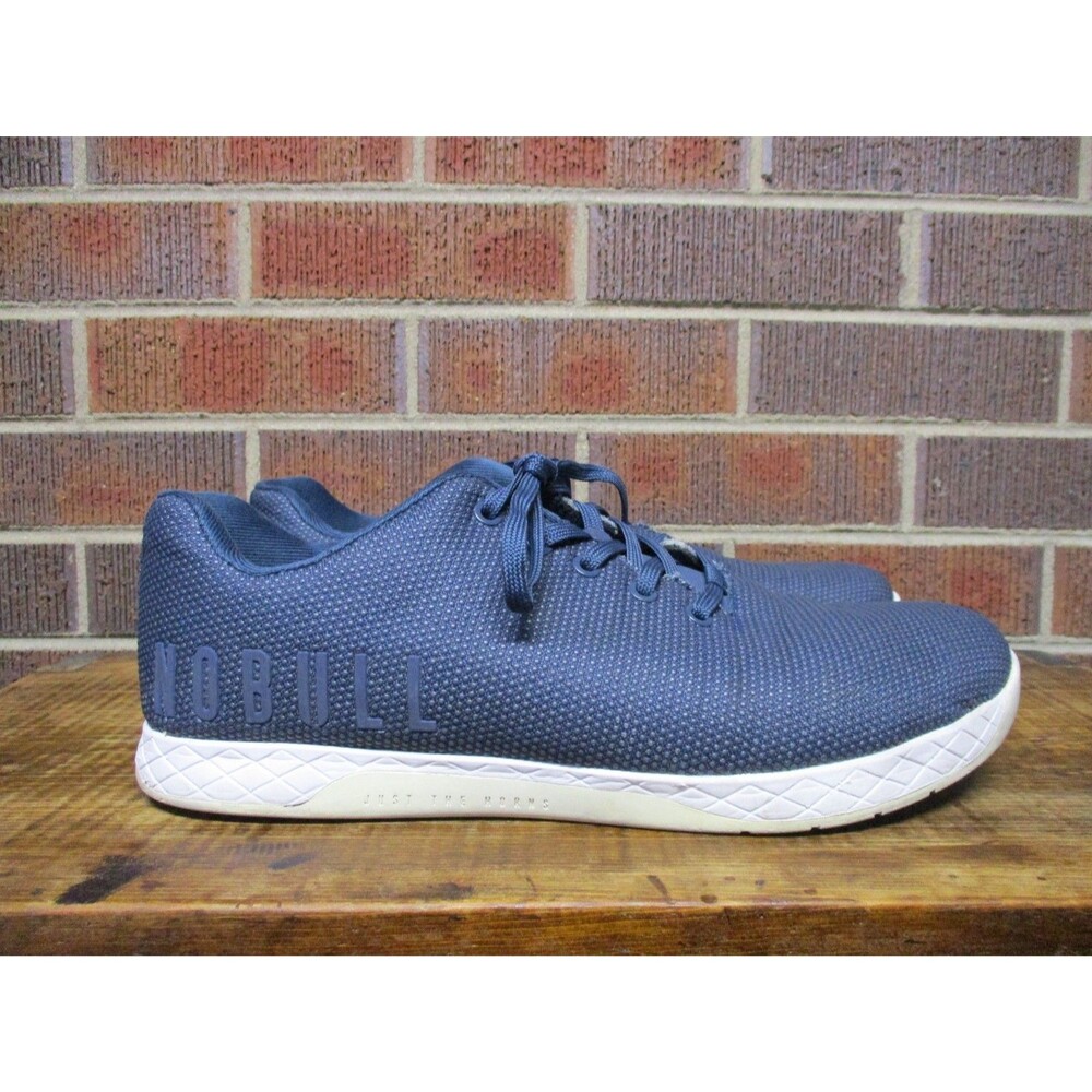 NOBULL Mens 13 Outwork Shoes Blue Trainer Sneakers Superfabric Women 14.5